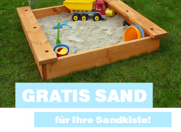 Gratis Sand für Ihre Sandkiste