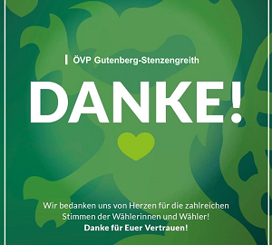 Gemeinderatswahl - DANKE